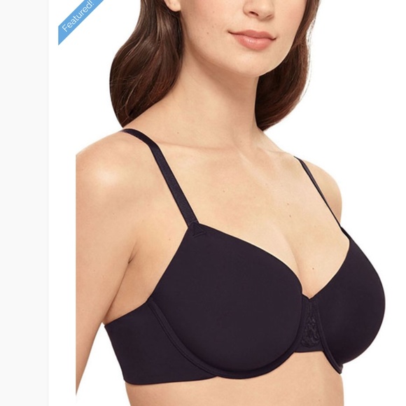 WACOAL Women's Lace Impression 32DD Black Underwire Contour Bra 853357 $68 - Picture 12 of 12